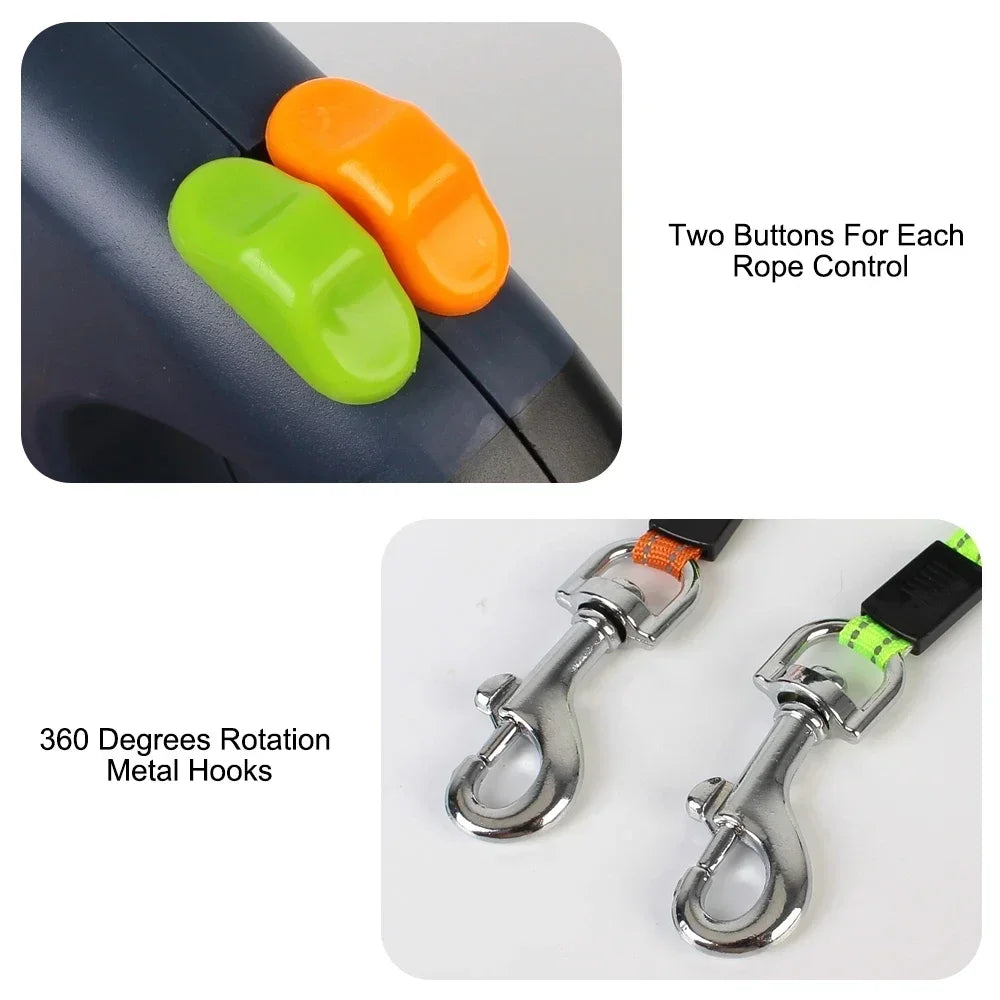 Night Light Pet Retractable Leash