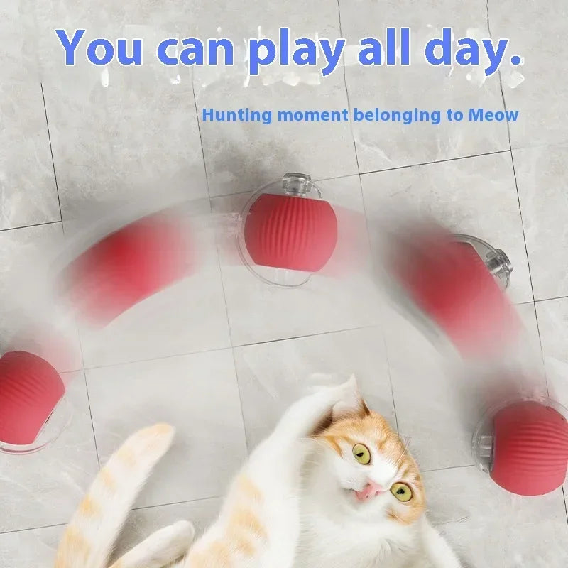 Have Fun All Day Interactive Cats Toy Ball Automatic Electric Rolling Ball Toy Cat/Pet SmartAutomatic Teaser USB Charging