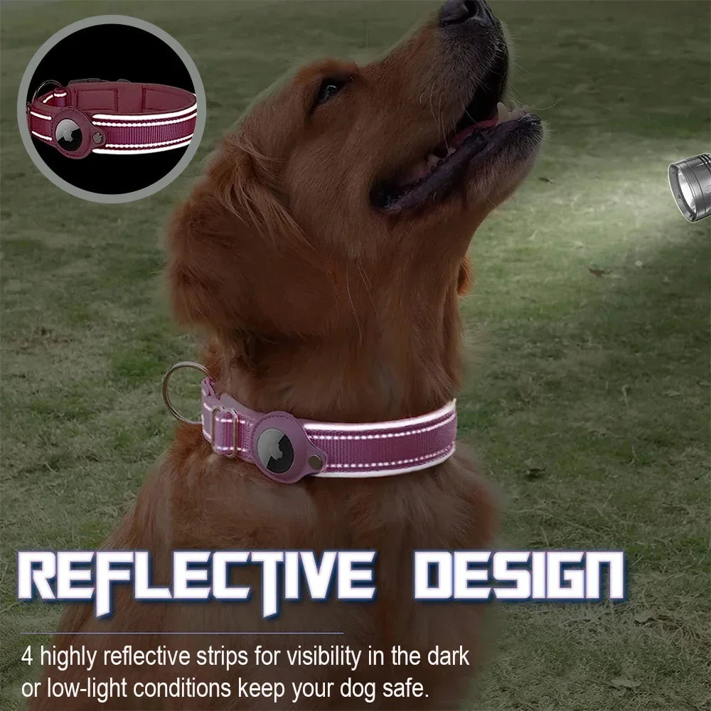 AirTag Pet Collar For Large Dogs