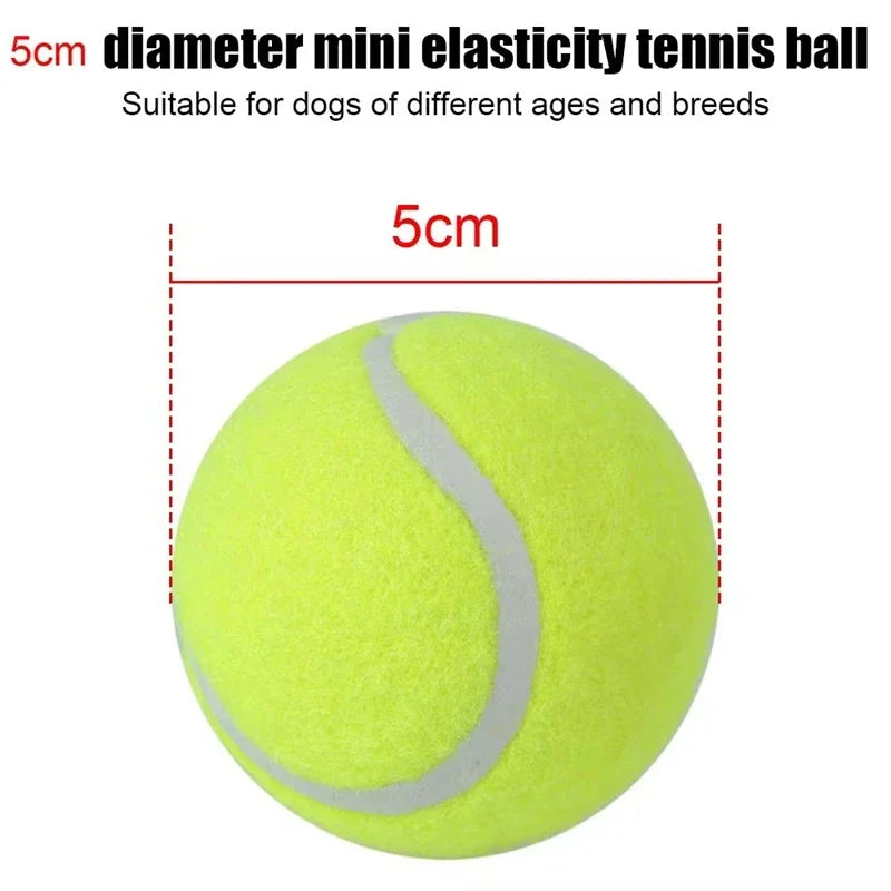 Dog Tennis Launcher Automatic Pet Dogs Chase Toy Mini Tennis Throwing Pinball Machine Fun Interactive Throw Rechargable Catapult