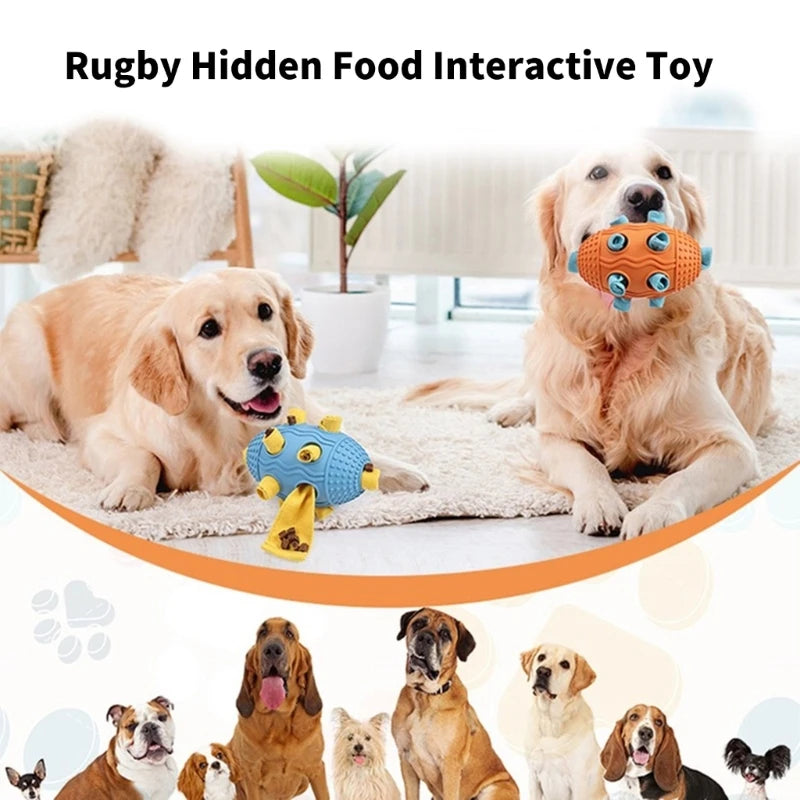 Large Dog Snuffle Toy Puzzle Chew Toy Footballs for Small Dogs Drop shipping