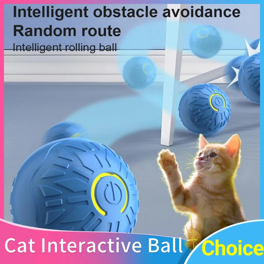 Automatic Rolling Cat Toy Ball